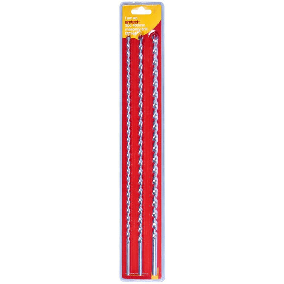 Amtech 3pc 400mm Masonary Drill Bit set-F2800