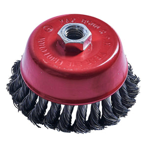 Amtech 4" Twist Knot Wire Cup Brush-F3362