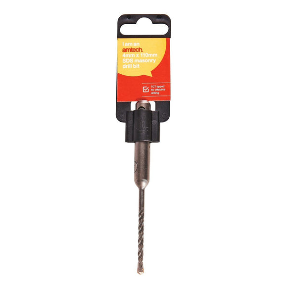 Amtech Sds Masonry Drill Bit 4Mm X 110Mm-F4001