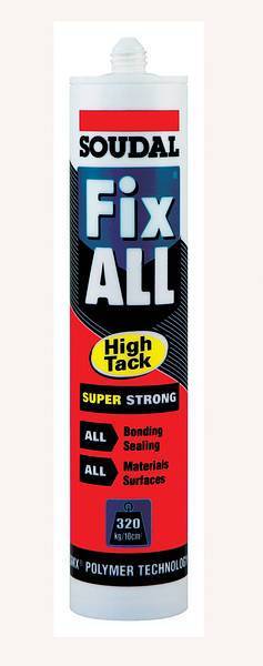 Soudal 290ml Fix All High TAck White GB-101444