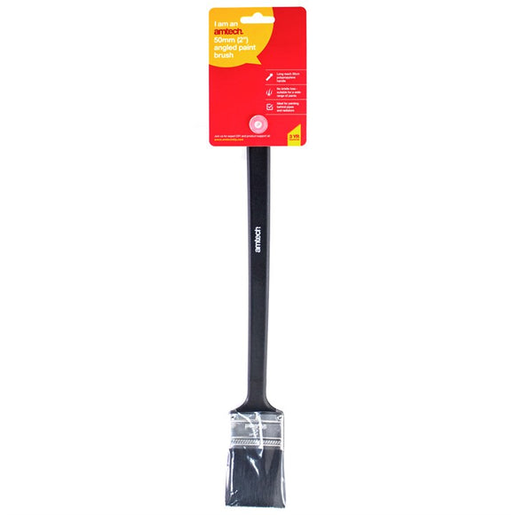 Amtech 50mm (2) Long Reach Angled Paint Brush - G4495