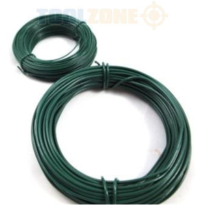 Toolzone 2Pc Green Coated Garden Wire Set-GD146