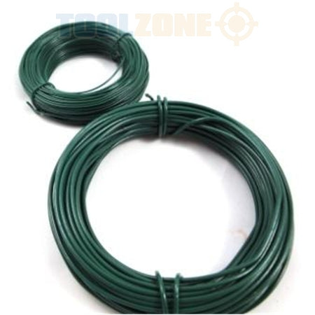 Toolzone 2Pc Green Coated Garden Wire Set-GD146