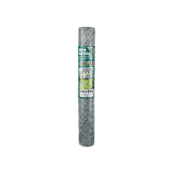 Marksman 0.6x10m Galvanised Chicken Hexagonal Hole 25mm - 70400