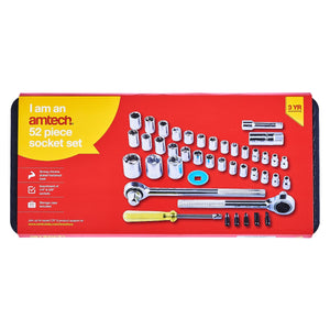 Am-tech 52pc Socket Set - I0150