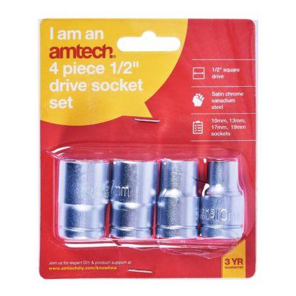 Amtech 4pc 1/2