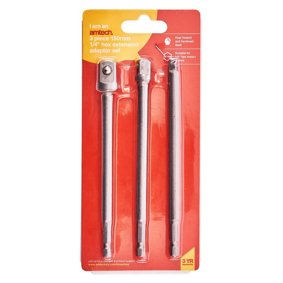 Amtech 3pc 150 mm 1/4