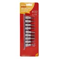 10 Piece 10mm (3/8") drive hex bit socket set I8150