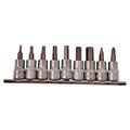 10 Piece 10mm (3/8") drive hex bit socket set I8150