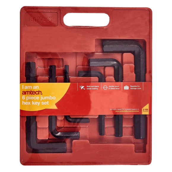 Am-tech 6pc Jumbo Hex Key - I9040