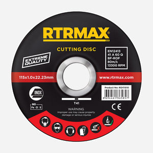 RTRMAX Inox Cutting Disc 230x2x22 MM - RDI23020