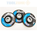 Toolzone 41/2" Flap Disc 40 Grit AB010