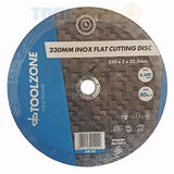 Toolzone 230Mm Inox Flat Cutting Disc AB145