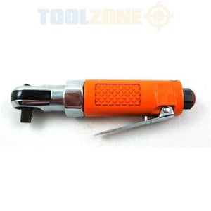 Toolzone 3/8" Stubby Air Ratchet Orange-AT002