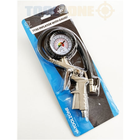 Toolzone Tyre Inflator And Dial Gauge-AT027