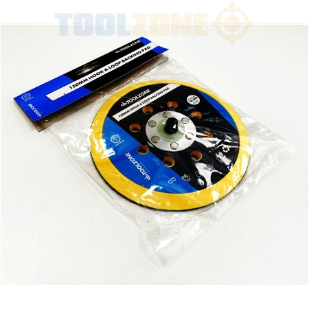 Toolzone 150Mm Hook & Loop Backing Pad For Da-AT101