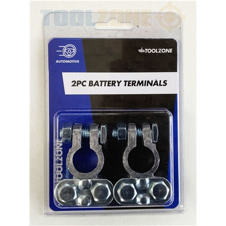 Toolzone 2pc HD Battery Terminal Clamps - AU069