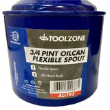 Toolzone 3/4 Pint Oil Can With Flexible Spout  AU195