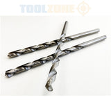 TOOLZONE 3PC 6MM Long Series Hss Drills-DR052