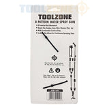 Toolzone 8 Pattern Water Spray Gun  GD165