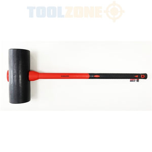 Toolzone 6KG Rubber Paving Maul Fibre Handle-HM005