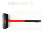 Toolzone 6KG Rubber Paving Maul Fibre Handle-HM005