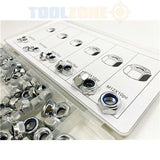 Toolzone 146pc Locknut Assortment In Box - HW166
