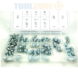 Toolzone 110Pc Grease Nipple Assortment HW186