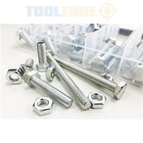 Toolzone 100Pc 10Mm Bolts & Nuts Assortment-HW203