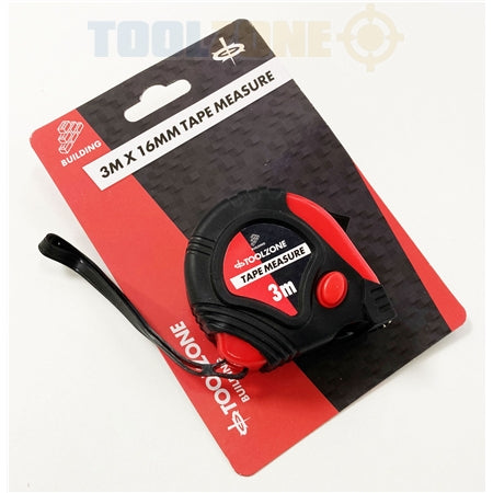 Toolzone 3M Tape Measure Rubber Coated-MS122