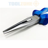 Toolzone 8" Satin Long Nose Plier Heavy Duty  PL205