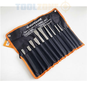 Toolzone 12pc Cold Punch & Chisel Set - PN105