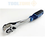 Toolzone 1/2" Dr.90 T. 3 Colour Ratchet Handle  SS232