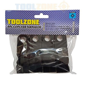 Toolzone 4pc Clips for Tarpaulins - TL003