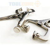 Toolzone 2Pc Mini Locking C Clamp Set  WH041