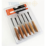 Toolzone 6Pc Carving Chisel Set WW054
