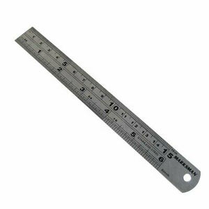 Marksman Stainless Steel Ruler 150mm - 55054