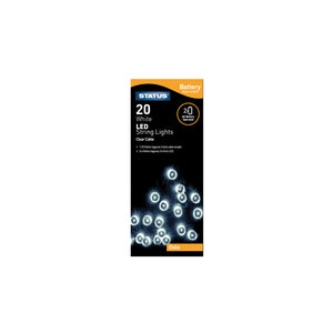 Oslo 20 LED White String Light 1pk - OSLO20BW12