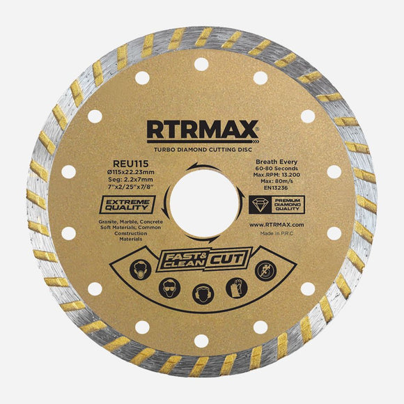 RTRMAX Masonry/Tile Turbo Diamond Blade 230x22.2 MM - RET230