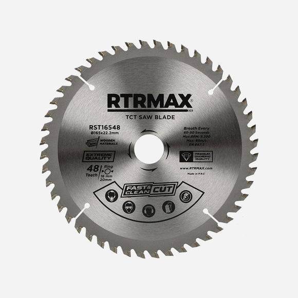RTRMAX Wooden Saw Disc 165mm - RST16548