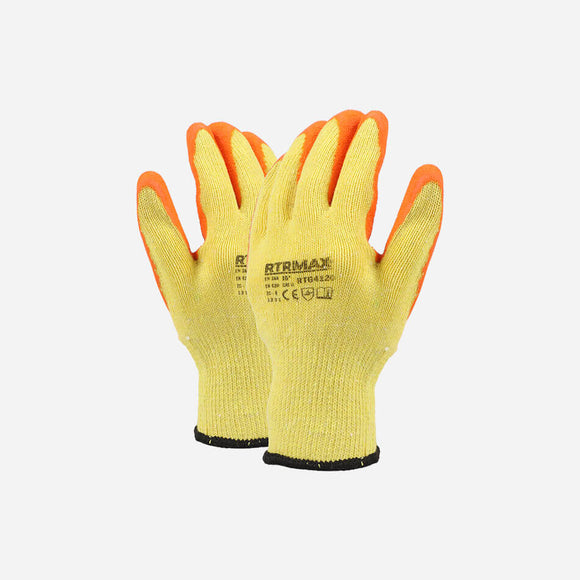 RTRMAX Builder Gloves Orange Colour 10 - RTG4120