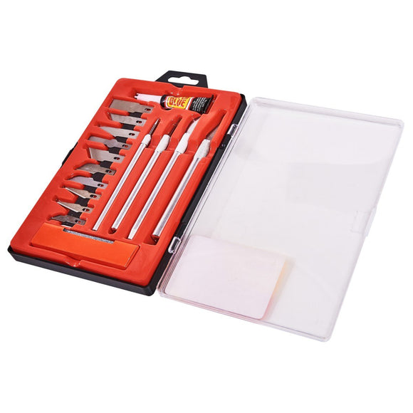 Amtech 17pc Hobby Knife Kit-S0495