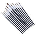 12 Piece fine pointed tip art brush set S4120