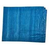 12' x 8' FT (3.65 x 2.4M) 120 Gsm UV Tarpaulin - Blue- S4820