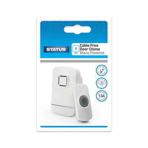 Status Plug-in Door Chime Cable Free- SPDCCFB3