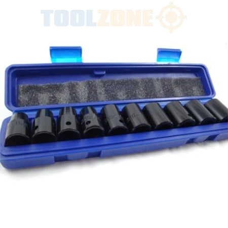 Toolezone 10pc 1/2 Shallow Impact Socket - SS125