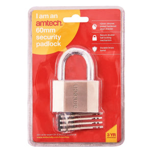 Am-tech 60mm Security Padlock - T0730