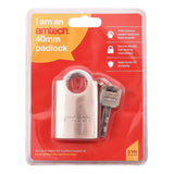 Amtech 40Mm Steel Padlock-T1610