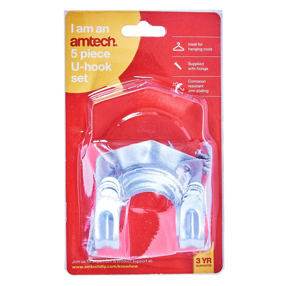 Amtech 5pc U-Hooks-U5350