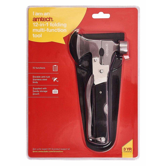 Amtech 12 in 1 Axe Head Multi-function Tool-R2470